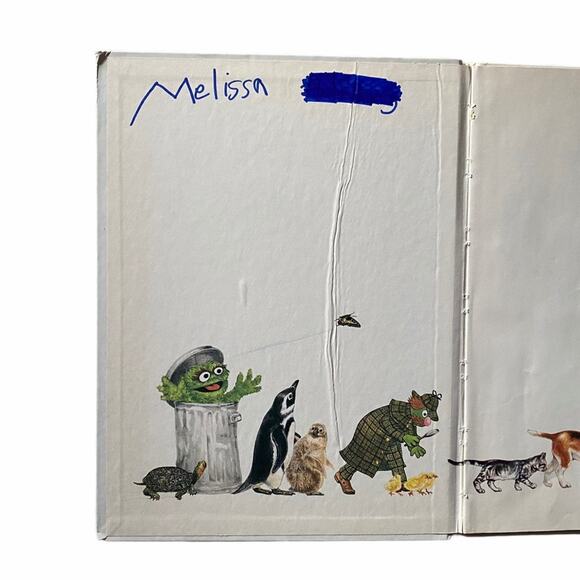 A Golden Book Sesame Street Question and Answer Book About Animals 1983 Book - Picture 2 of 5